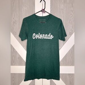 341. Green Colorado Graphic T-Shirt Small